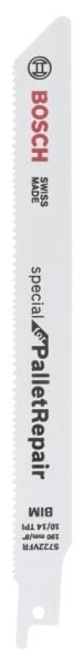 Bosch Aksesuarlar Bosch - Special for Serisi Palet Tamiri için Panter Testere Bıçağı S 722 VFR 5'li