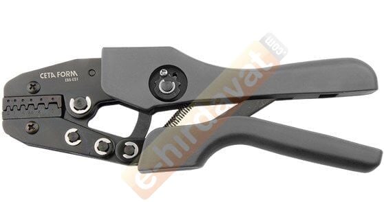 CETA FORM E69-ES1 Kablo Yüksüğü Sıkma Pensesi 220 mm (0.5 - 6.0 MM)