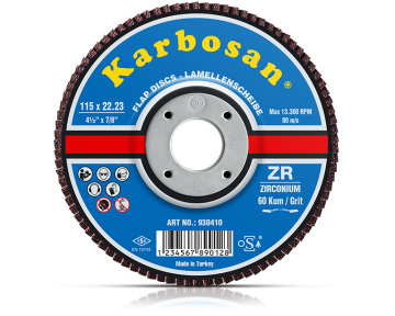 Karbosan ZR Flap Disk 115x22 60 Kum