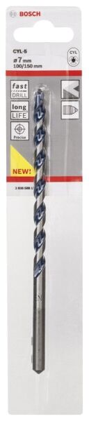 Bosch Aksesuarlar Bosch - cyl-5 Serisi, Blue Granite Turbo Beton Matkap Ucu, 7*150 mm
