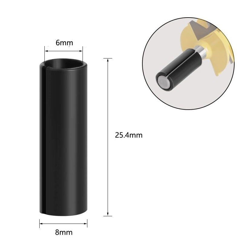 NEXON 5431 Freze Bıçak Burcu 6 mm'den 8 mm'e Büyütme