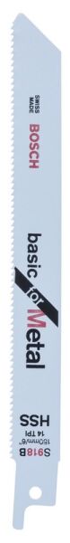 Bosch Aksesuarlar Bosch - Basic Serisi Metal için Panter Testere Bıçağı S 918 BF - 5'li