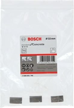 Bosch Aksesuarlar Bosch - Standard Seri Sulu Elmas Karot Ucu Segmanı 32mm G1/2'' 3'lü