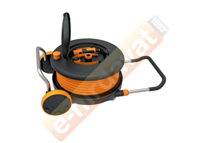 FISKARS Arabalı Bahçe Sulama Hortum Seti 30 Metre (1023644)