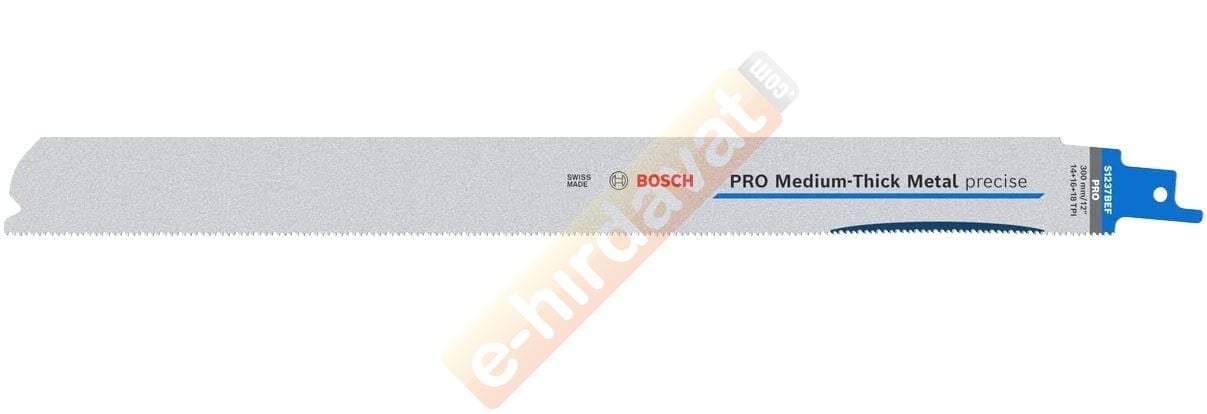 BOSCH PRO S 1237 BEF Metal Kesimi İçin Orta Hizmet Tilki Kuyruğu Testere Ucu 300 mm