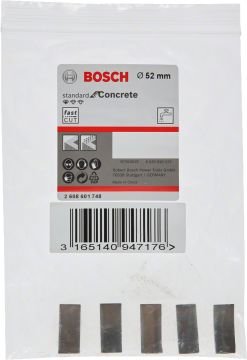 Bosch Aksesuarlar Bosch - Standard Seri Sulu Elmas Karot Ucu Segmanı 52mm 1 1/4'' 5'li