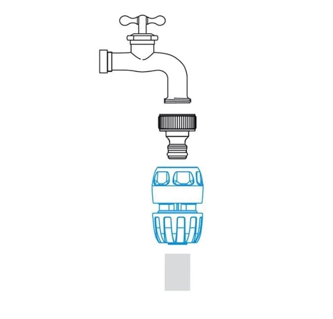 GF Hortum Bağlantı Aparat-Adaptörü 3/4''(8000-5023)