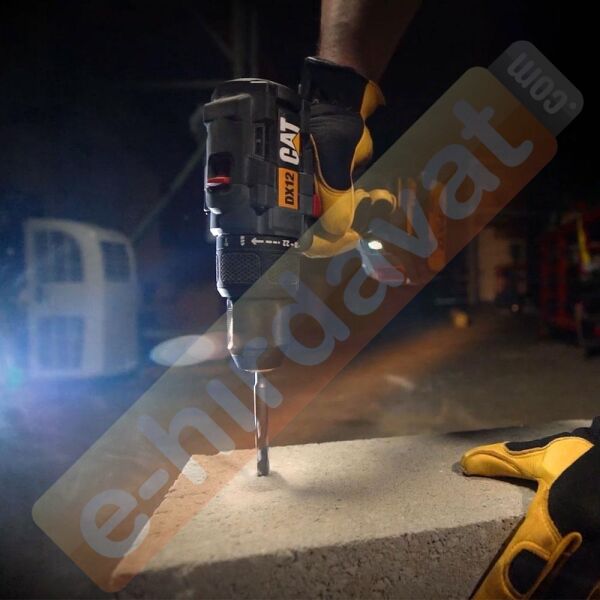 CAT DX12K.2 18Volt/4.0Ah Li-ion Çift Akülü Kömürsüz Profesyonel Şarjlı Darbeli Matkap + DX71.2 Kömürsüz Darbeli Tornavida Kombo Set
