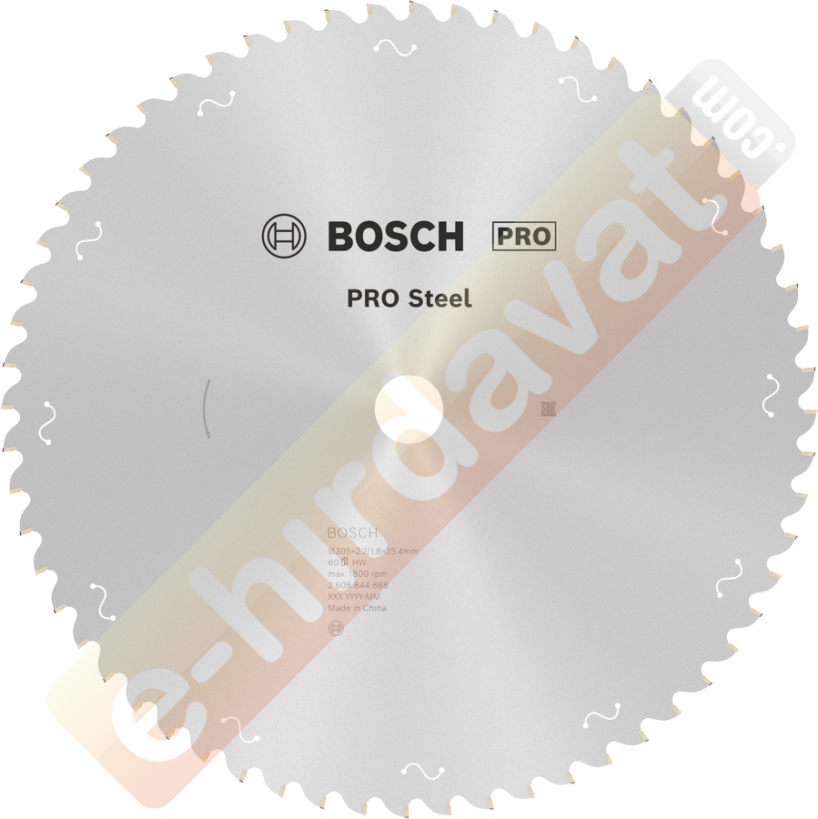 BOSCH PRO Steel 305X2.2x25.4 mm 60 Diş Elmas Uçlu Metal Kesme Testeresi