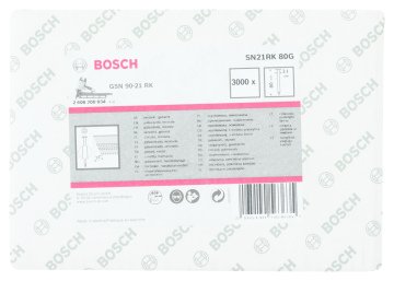 Bosch GSN 90-21DK Çivi  80mm 3000li Düz ÇinkoK