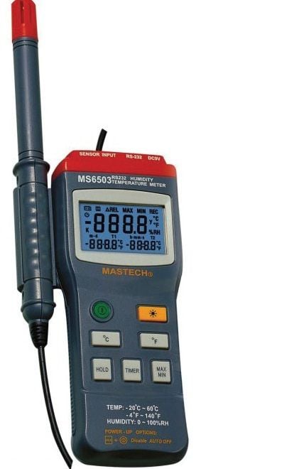 Mastech MS-6503 Dijital Nem ve Isı Ölçer