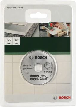 Bosch Aksesuarlar Bosch - Seramik İçin PKS 16 Multi Uyumlu Elmas Kesme Diski 65 x 15mm