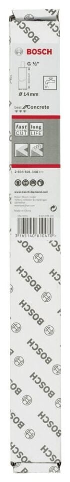 Bosch - Best Serisi Beton İçin 1/2'' Girişli Elmas Sulu Karot Ucu 14 mm