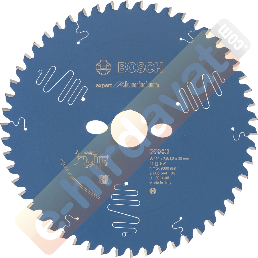 BOSCH Expert for Aluminyum 210x30x2,6 mm 54 Diş Aluminyum Elmas Daire Testere