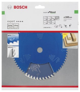Bosch Expert for Wood 160*20 mm 48 Diş