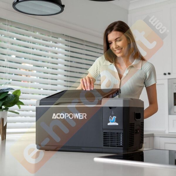 Acopower V18 12/24/220Volt 18Litre Kompresörlü Outdoor Oto Buzdolabı (Akü Dahil Değildir)