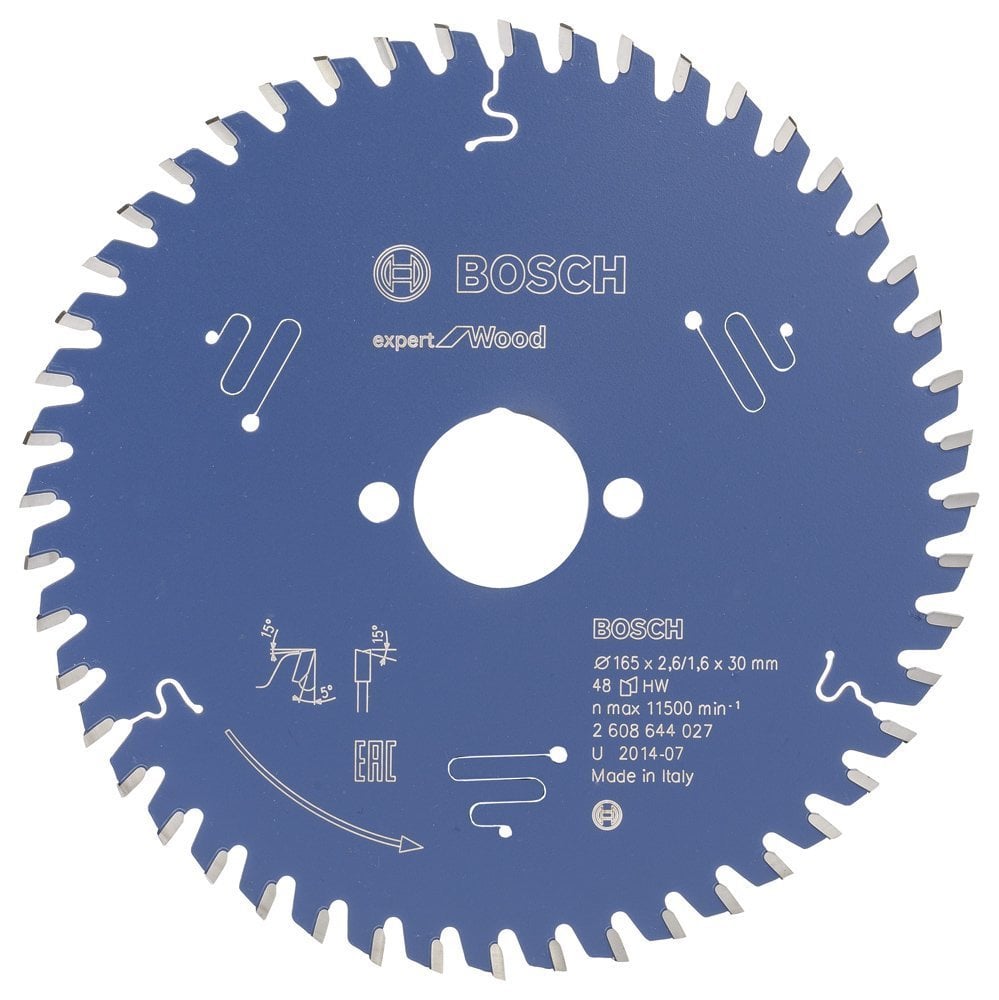 Bosch Expert for Wood 165*30 mm 48 Diş