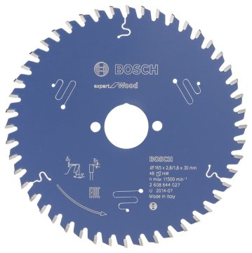 Bosch Expert for Wood 165*30 mm 48 Diş