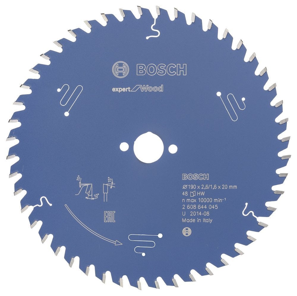 Bosch Expert for Wood 190*20 mm 48 Diş