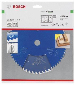 Bosch Expert for Wood 190*20 mm 48 Diş