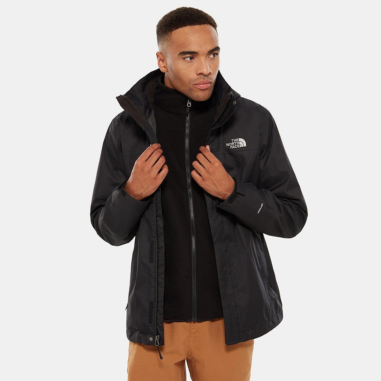 THE NORTH FACE Evolve II 3 in 1 Erkek Mont Siyah