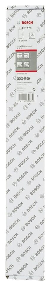 Bosch - Best Serisi Beton İçin 1 1/4'' UNC Girişli Elmas Sulu Karot Ucu 57 mm