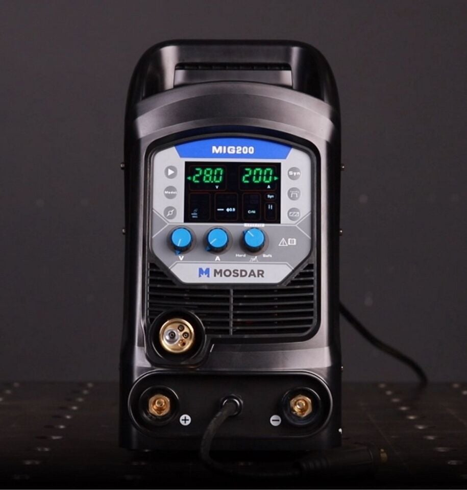 MOSDAR MIG 200 Çanta Tipi Gazlı ve Gazsız Gazaltı Kaynak Makinası 220 Volt