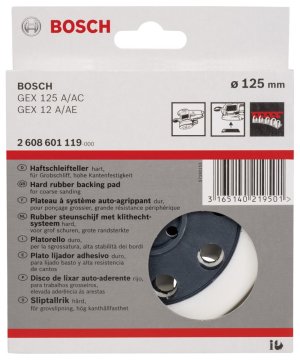 Bosch Aksesuarlar Bosch - 125 mm Zımpara Tabanı Sert (GEX)