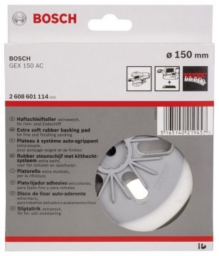 Bosch 150 mm Zımp. Tabanı Ekstra Yumuşak (GEX)