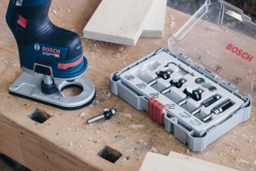 Bosch Aksesuarlar Bosch - Profesyonel 6 Parça Düz Freze Ucu Seti 8 mm Şaftlı