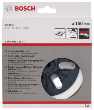 Bosch 150 mm Zımp. Tabanı Sert (GEX)