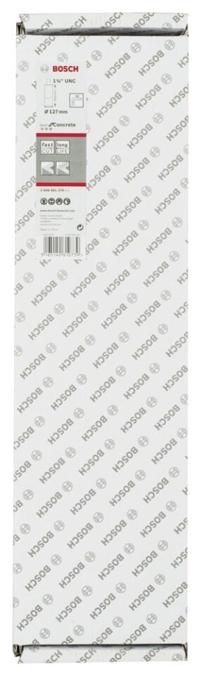 Bosch - Best Serisi Beton İçin 1 1/4'' UNC Girişli Elmas Sulu Karot Ucu 127 mm