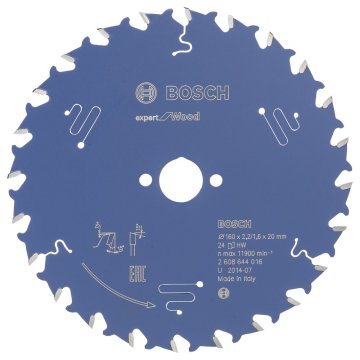 Bosch Expert for Wood 160*20 mm 24 Diş