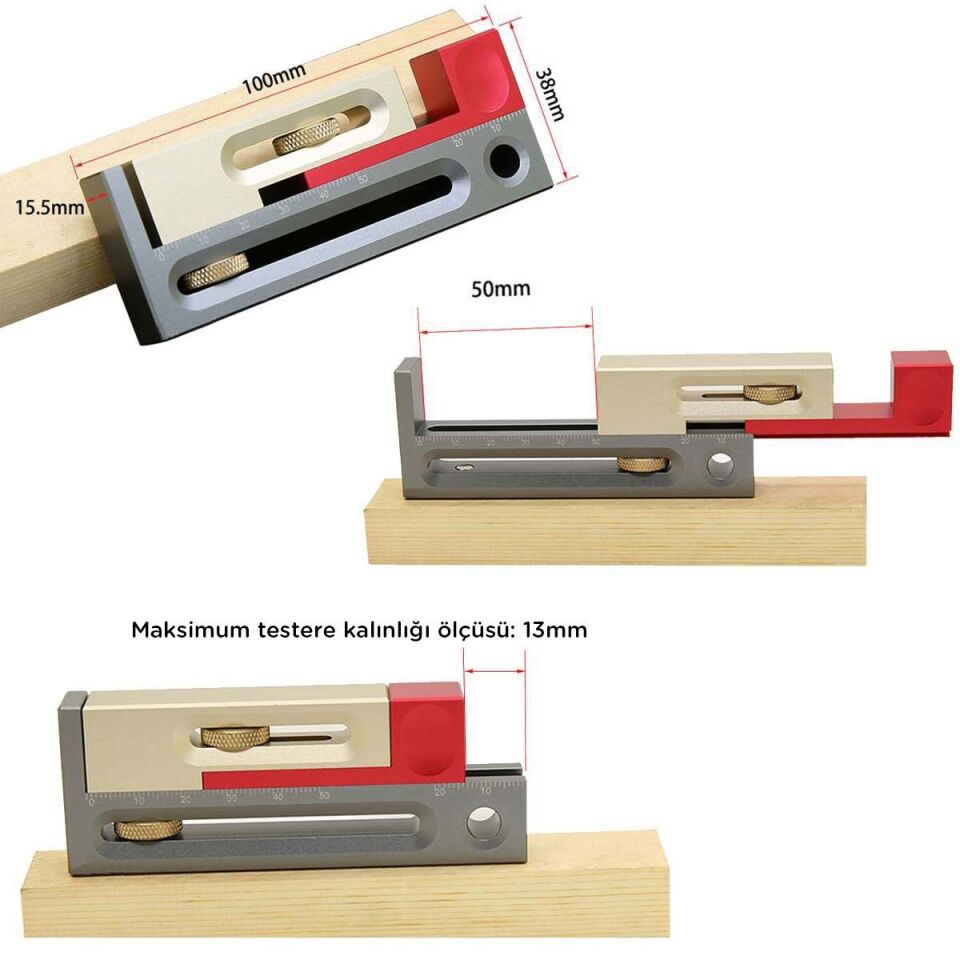 ROX Wood Hassas Zıvana İşaretleme Aparatı (153ROX0040)