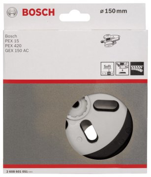 Bosch 150 mm Zımp. Tabanı Yumuşak