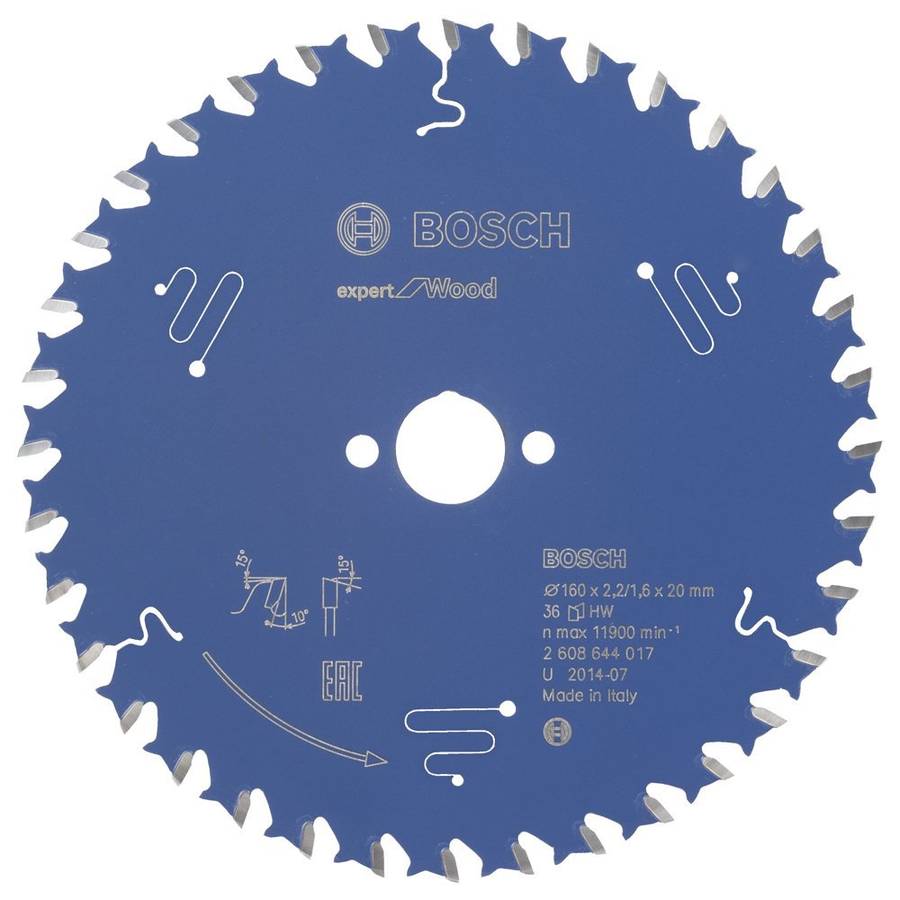 Bosch Expert for Wood 160*20 mm 36 Diş