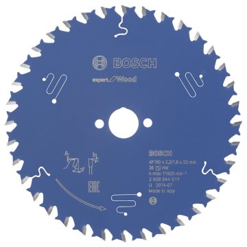 Bosch Expert for Wood 160*20 mm 36 Diş
