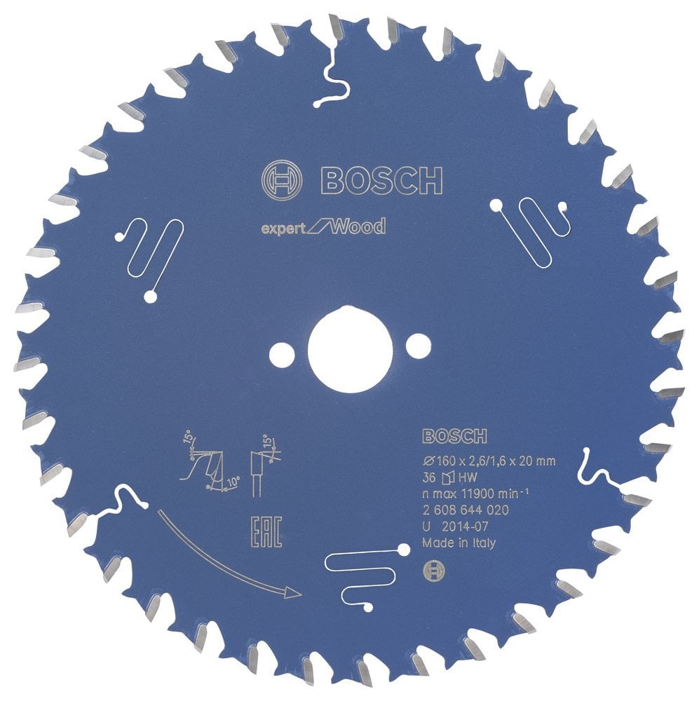 Bosch Expert for Wood 160*20 mm 36 Diş