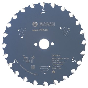 Bosch Expert for Wood 165*20 mm 24 Diş