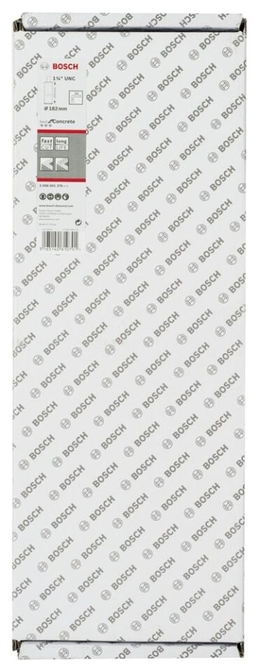 Bosch - Best Serisi Beton İçin 1 1/4'' UNC Girişli Elmas Sulu Karot Ucu 182 mm