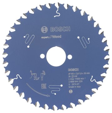 Bosch Expert for Wood 165*30 mm 36 Diş