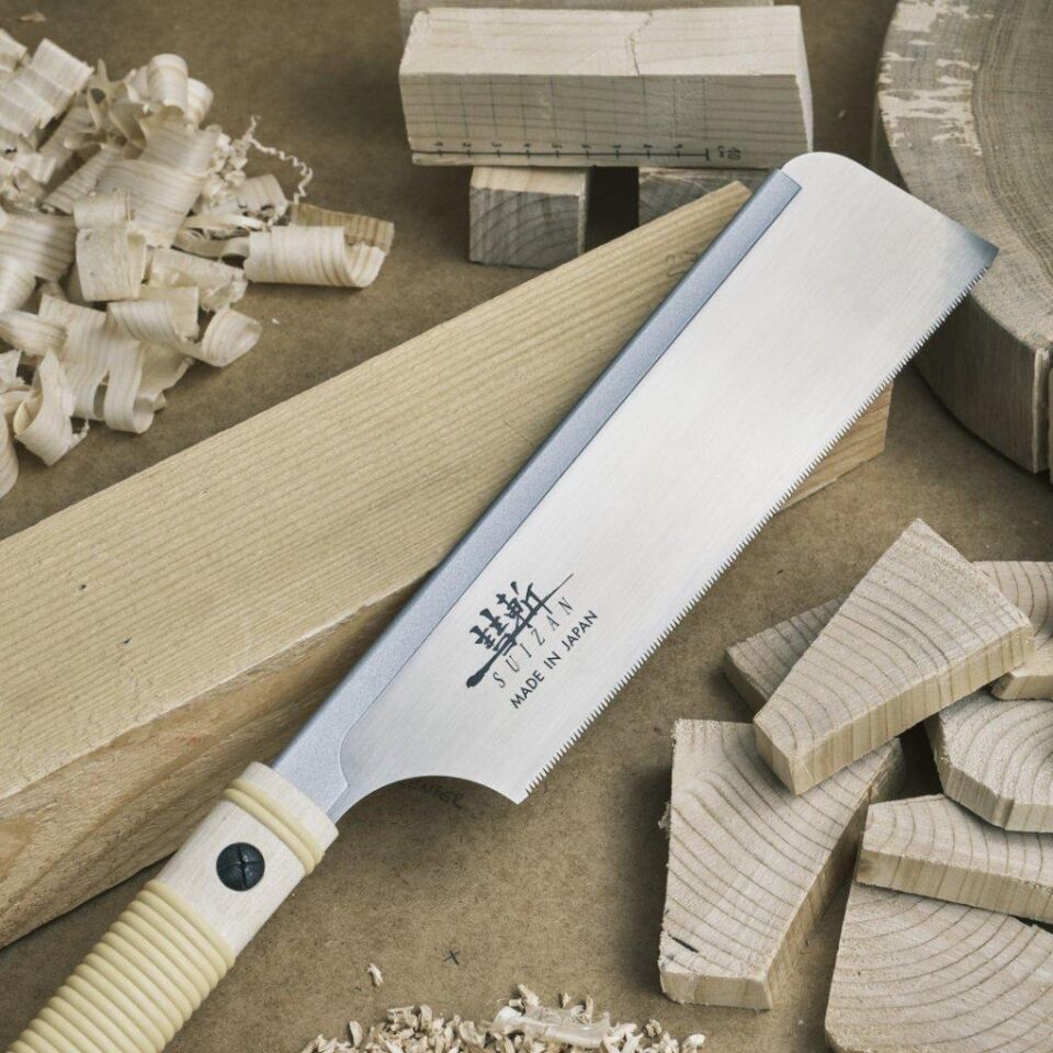 SUIZAN 2300 Dozuki Dovetail Çokyönlü Kesim Japon Testeresi 24 cm