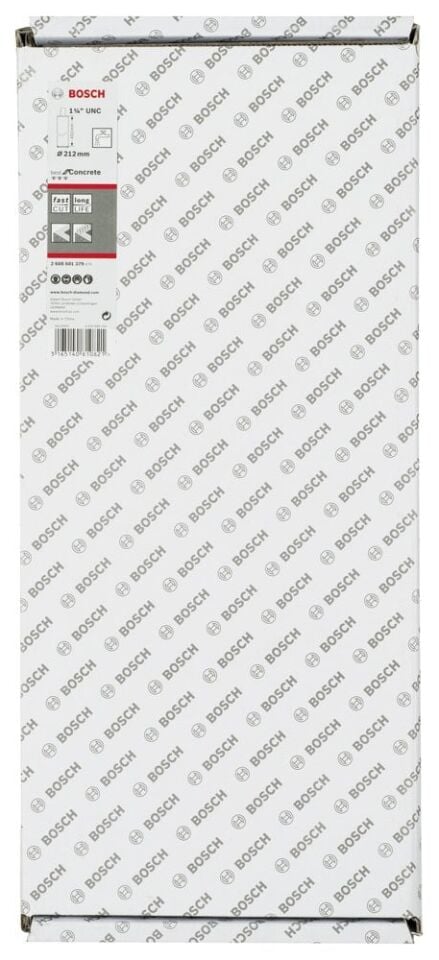 Bosch - Best Serisi Beton İçin 1 1/4'' UNC Girişli Elmas Sulu Karot Ucu 212 mm