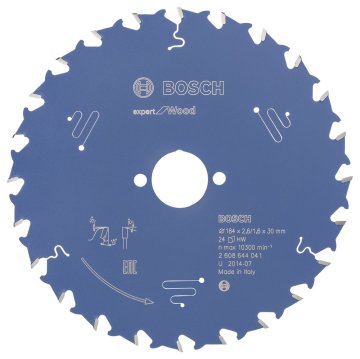Bosch Expert for Wood 184*30 mm 24 Diş
