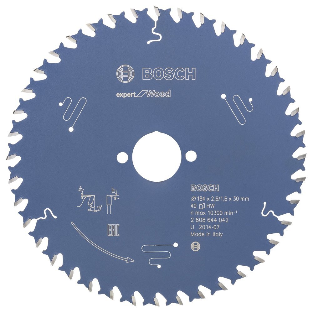 Bosch Expert for Wood 184*30 mm 40 Diş