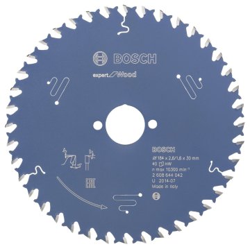 Bosch Expert for Wood 184*30 mm 40 Diş