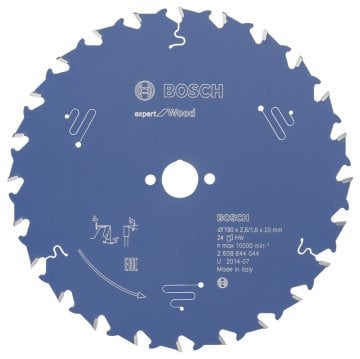 Bosch Expert for Wood 190*20 mm 24 Diş
