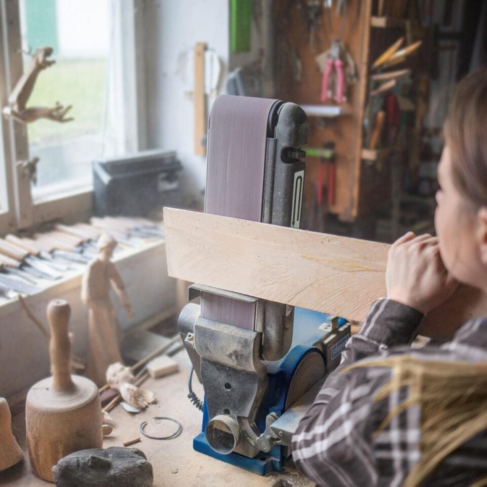 SCHEPPACH Bts 900 Bant Ve Disk Zımpara Makinası 370 Watt