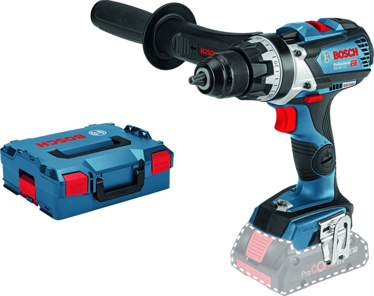Bosch Profesyonel Seri Bosch Professional GSR 18V-110 C (Solo) Akülü Delme Vidalama Makinesi