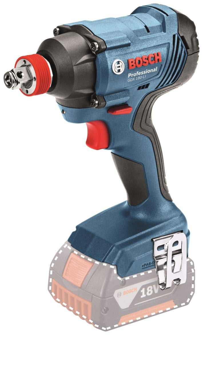 Bosch Profesyonel Seri Bosch Professional GDX 180-LI (Solo) Akülü Darbeli Somun Sıkma Makinesi